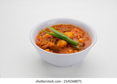 Traditional Indian Dish Potato Curry,Aloo Masala,
