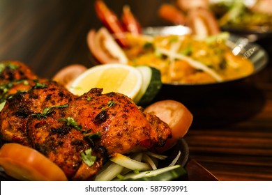 Traditional Indian Dish Of Tandoori Chicken