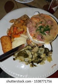 Traditional Irish Lamb Stew And Sides