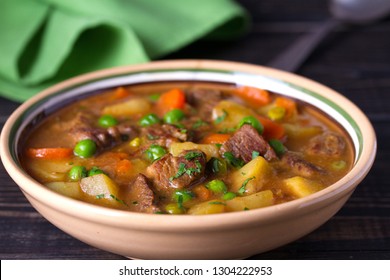 Traditional Irish Lamb Stew With Vegetables