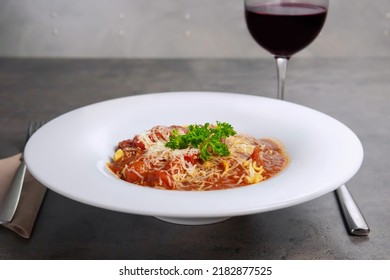 Traditional Italian Gnocchi With Pomodoro Sauce