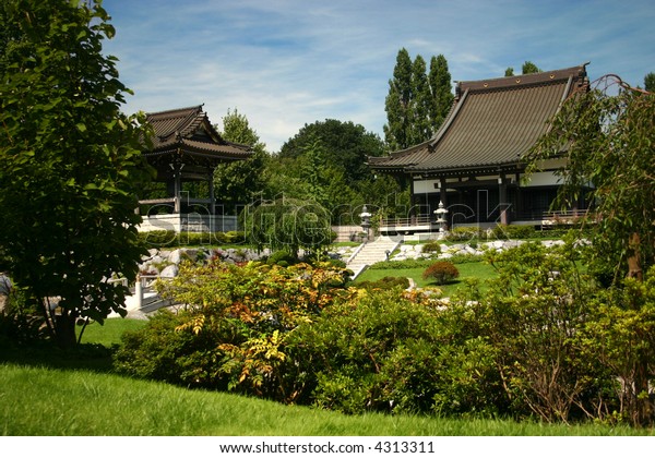 Traditional Japanese Garden Buddhist Temple Bell Stock Photo Edit