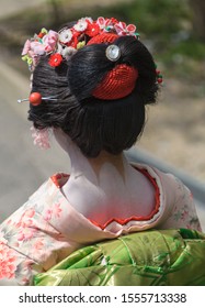 Traditional Japanese Geisha Hair And Neck.