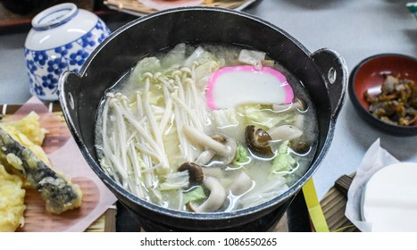 Traditional Japanese Nabemono ( Nabe ) Japanese Hot Pot Dish