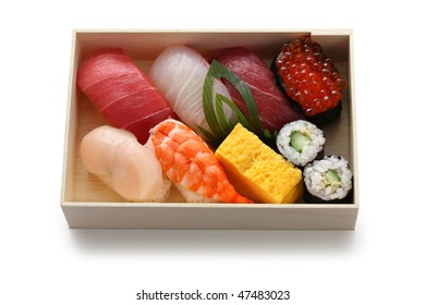 Traditional Japanese Sushi  Bento