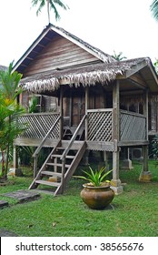 Traditional Kampung Malaysian House In Langkawi, Malaysia