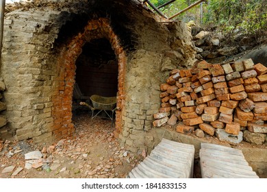 Traditional Kiln And Tiles Are Handmade In Bac Son In Vietnam