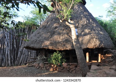 Traditional Konso Tribe Village