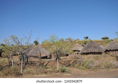 Traditional Konso Tribe Village