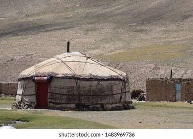 Traditional Kyrgyz Yurt In Tajikistan 