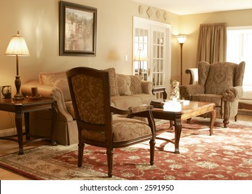 Traditional Living Room Interior