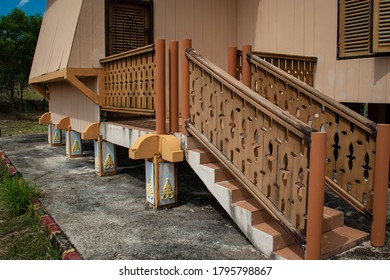 Traditional Malay House Interior With Ornaments, Tanjungpinang, Riau Islands, Indonesia