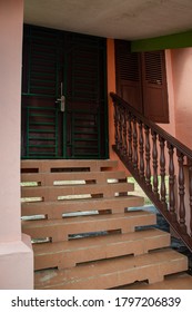 Traditional Malay House Interior With Ornaments. 17 August 2020. Tanjungpinang, Riau Islands, Indonesia