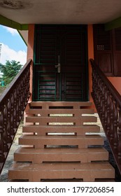 Traditional Malay House Interior With Ornaments. 17 August 2020. Tanjungpinang, Riau Islands, Indonesia