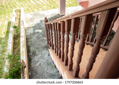 Traditional Malay House Interior With Ornaments. 17 August 2020. Tanjungpinang, Riau Islands, Indonesia