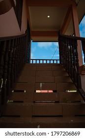 Traditional Malay House Interior With Ornaments. 17 August 2020. Tanjungpinang, Riau Islands, Indonesia