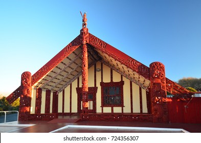 Traditional Maori House In Rotorua