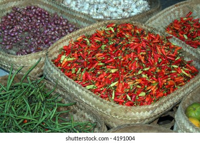 Traditional Market In Bali, Indonesia