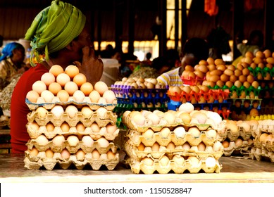 Traditional Market In Kigali, Rwanda.