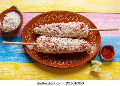 Traditional mexican elote