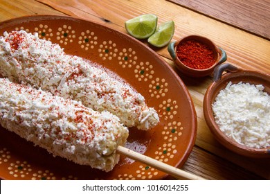Traditional mexican street corn