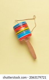 TRADITIONAL MEXICAN TOYS. DONE MANUALLY. WOODEN TOYS, BALL, YOYO AND TROMPO