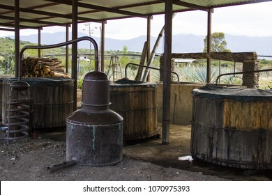 Traditional Mezcal Distillery In Oaxaca, Mexico.