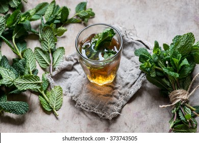 Traditional mint tea/toned photo