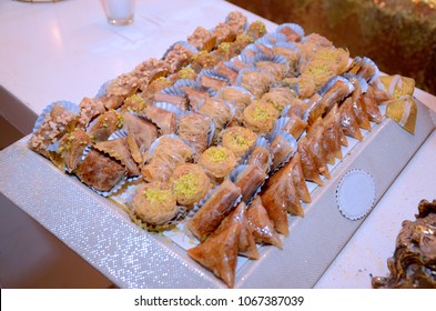 Traditional Moroccan Cookies Served During Ramadan - Almond Briouats
