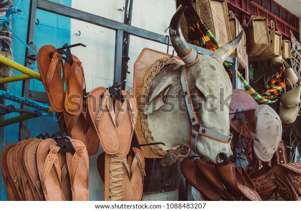A traditional northeast leather accessories, from Brasil
- 