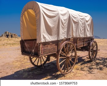 Traditional Old West Pioneer Wagon, Utah, USA