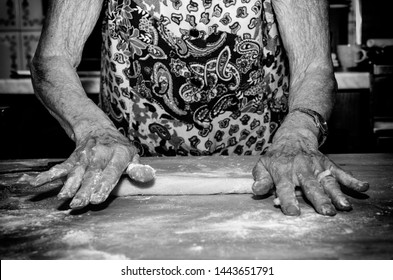 Traditional Old Woman Handmade Pasta