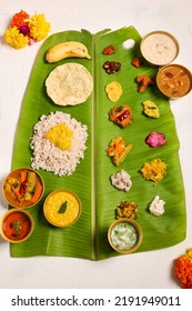 Traditional Onam Sadhya Rice Sambar Rasam Stock Photo 2191949011 ...