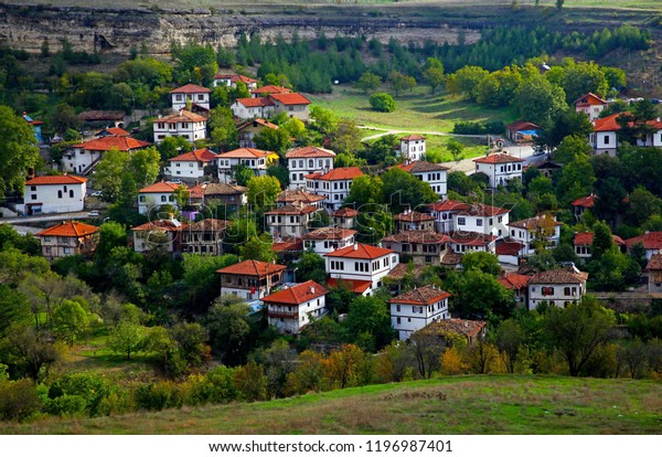 traditional ottoman houses safranbolu turkey stock photo edit now 1196987401