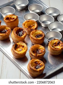 Traditional Portugese Tart, Egg Custard Tart Pastry