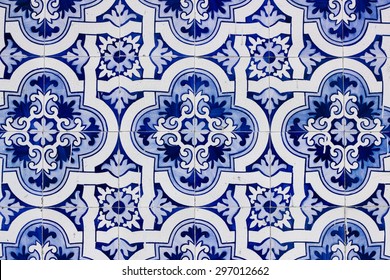 Traditional Portuguese Tile. Azulejo
