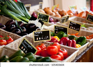 Traditional Provencal Market Stall.