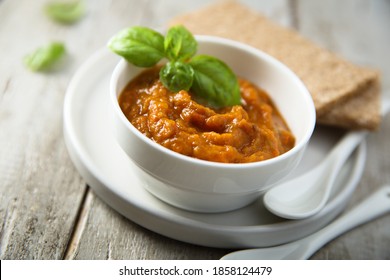 Traditional Roasted Eggplant Capsicum Dip