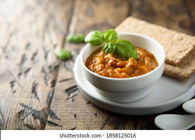 Traditional Roasted Eggplant Capsicum Dip