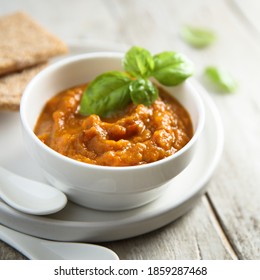 Traditional Roasted Eggplant Capsicum Dip