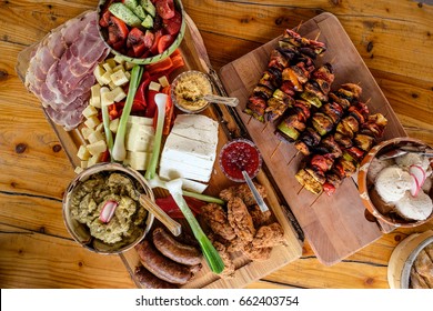 Traditional Romanian Food Plate