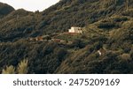 Traditional rural houses in the mountain valley of Roque Negro in Anaga, Tenerife