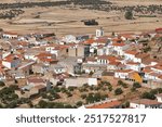 Traditional rural village of Puebla de Alcocer. Badajoz, Extremadura. Spain