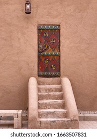 A Traditional Saudi Door In Riyadh