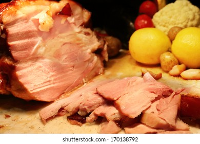 Traditional Sliced Honey Glazed Ham