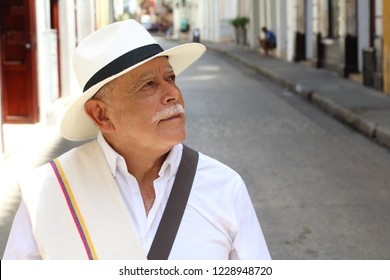 Traditional South American Man Headshot