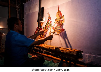 Traditional  South Of Thailand Shadow Puppet Show