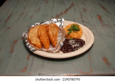 Traditional Spanish Mexican Food Beef Empanada Meat Pie