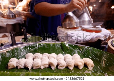 Traditional street food in bangkok. 