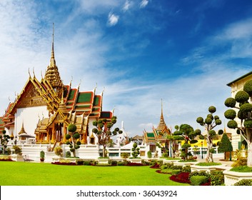 Traditional Thai Architecture Grand Palace Bangkok